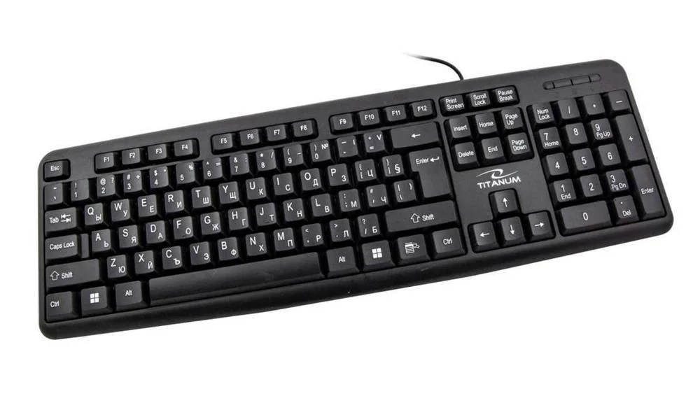 Titanum Wired Standard Usb Keyboard Bg