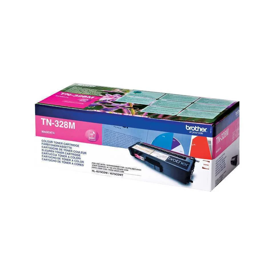Tinteiro de Tinta Original Brother TN328M Magenta