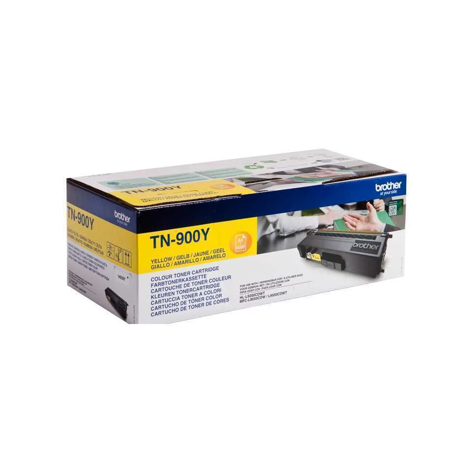 Tinteiro de Tinta Original Brother TN900Y Preto