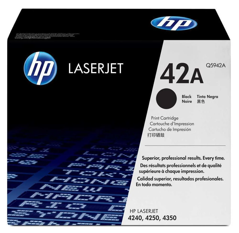 Toner Hp 42a Negro  4250 4350  10000pag