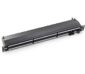 Patch Painel Equip Cat.6a 24-Port 19 Inch 1u Cinza.