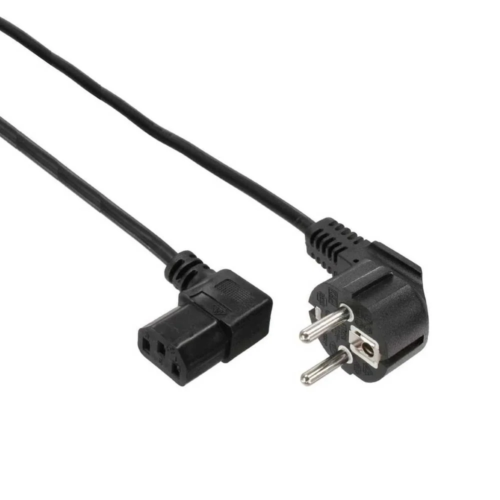 Cabo de Alimenta&ccedil;&atilde;o Ewent Ec1910 Schuko para Iec C13 90&deg; 1.8m Preto