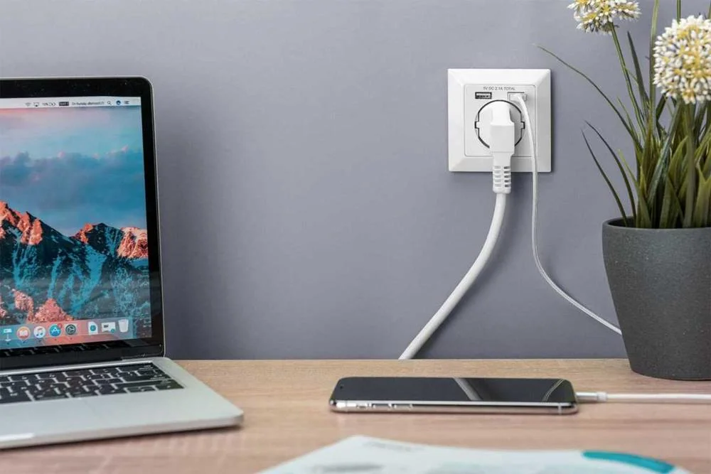 Digitus Socket With 2 Usb Ports Power Adapter