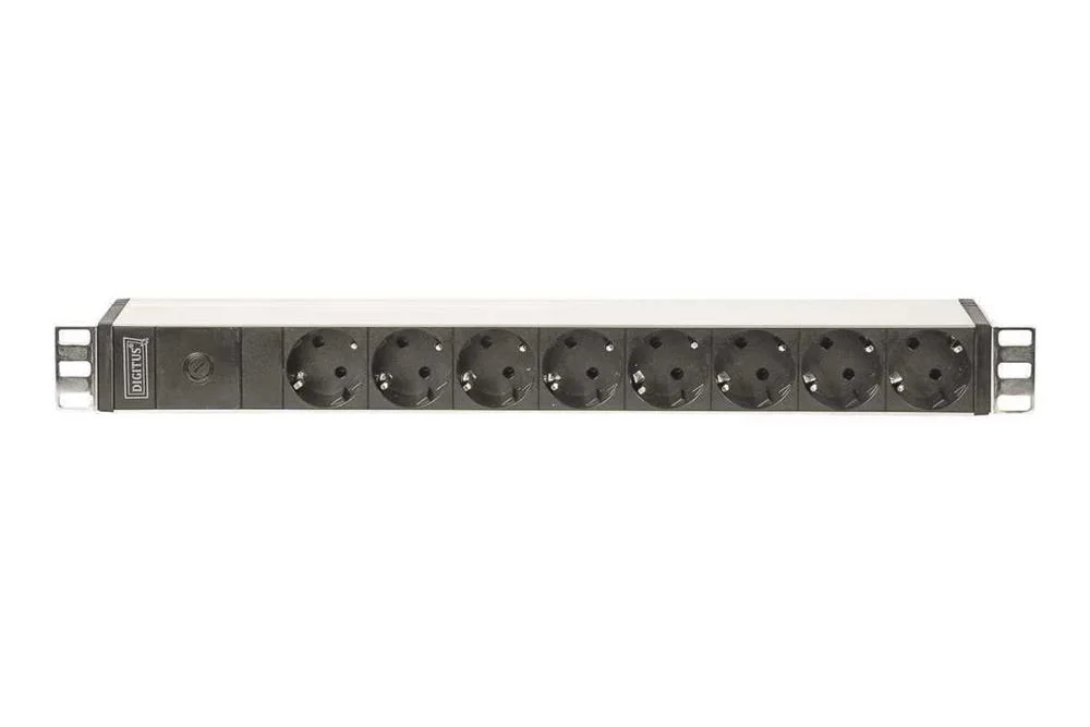Digitus Dn-95410, 2 M, 8 Tomada(S) Ca, Preto, Alu.