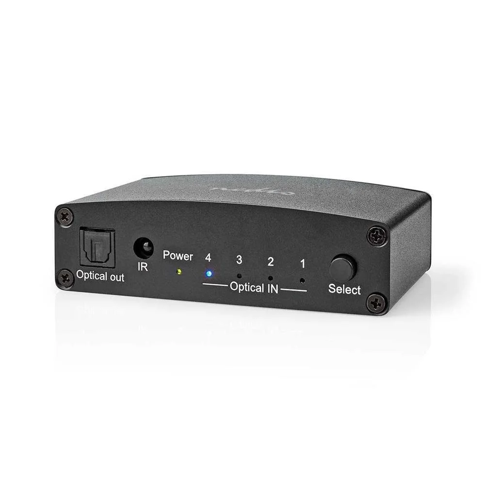 Nedis Digitale Audio-Switch | 4-Wegs | Input: Dc .