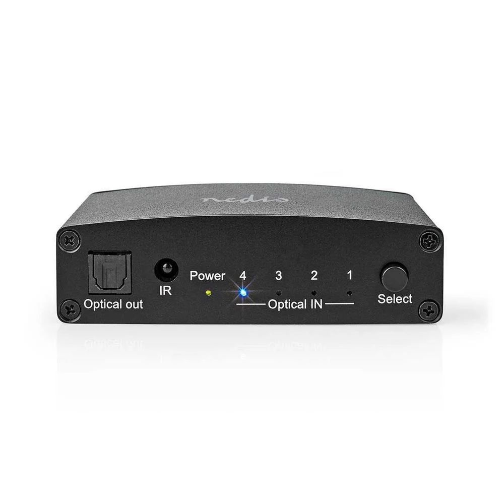 Nedis Digitale Audio-Switch | 4-Wegs | Input: Dc .