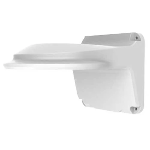 Suporte de parede - Para c&acirc;maras dome - Apto para uso no exterior - Cor branco - Passador de cabos -
