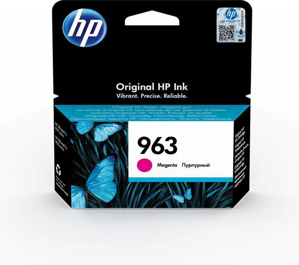 Tinteiro Hp 963 Magenta Original - 3ja24ae
