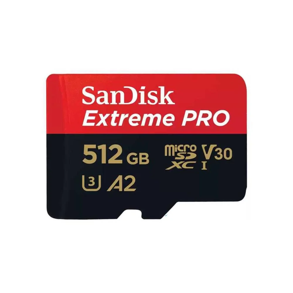 SANDISK EXTREME PRO 512 GB MICROSDXC UHS-I CLASSE.