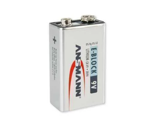 Ansmann 9v E-Block Bateria Descart&aacute;vel L&iacute;tio
