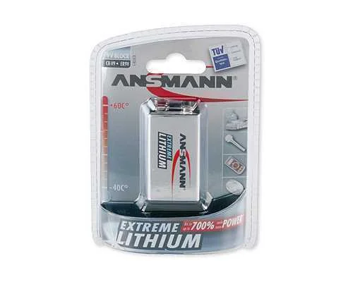 Ansmann 9v E-Block Bateria Descart&aacute;vel L&iacute;tio
