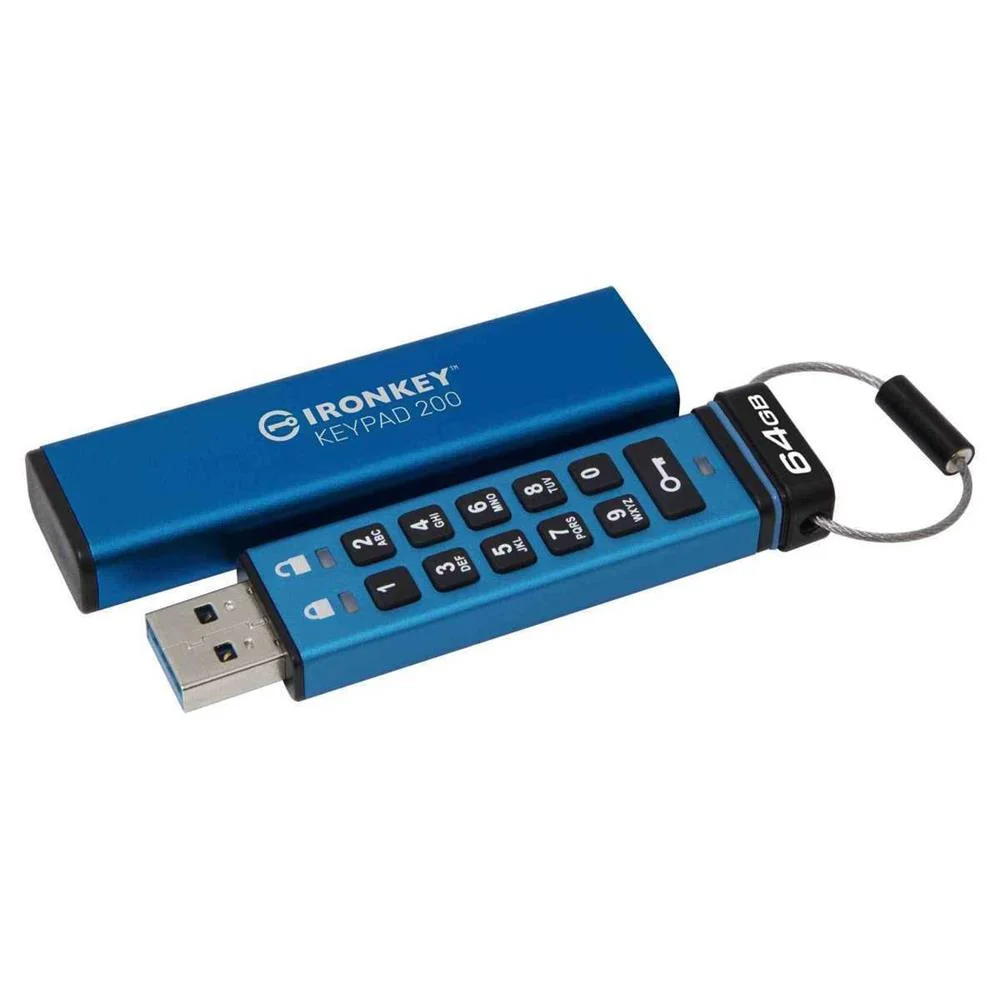 64gb Ironkey Keypad 200 Aes-256ext