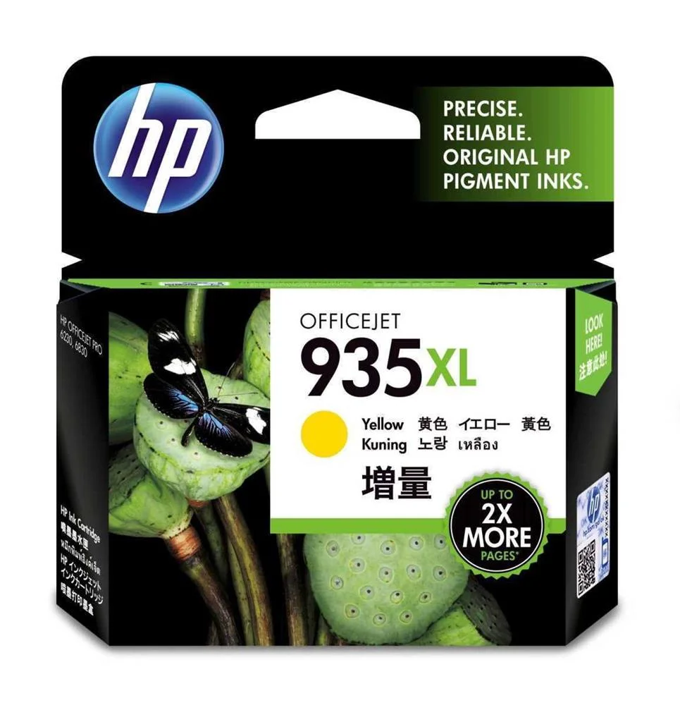 HP TINTEIRO ORIGINAL 935XL AMARELO DE ELEVADO REN.