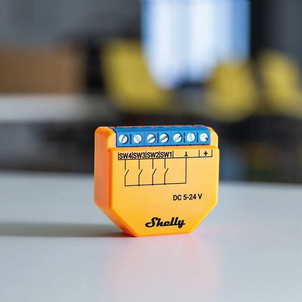 Shelly Plus I4 Dc - Wifi 2.4 Ghz Ieee802.11 B/G/N.