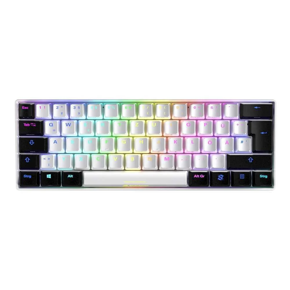 Sharkoon Sgk50 S4 Teclado Usb Qwertz Alem&atilde;o Branco