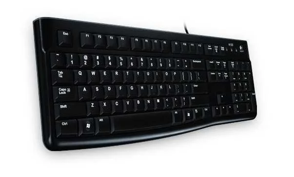 LOGITECH K120 CORDED KEYBOARD TECLADO USB QWERTZ .
