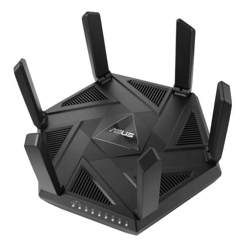 Router Asus Rt-Axe7800 Ax7800 Tri-Band Wifi 6e Aimesh 2.5gbe/Gigabit Preto