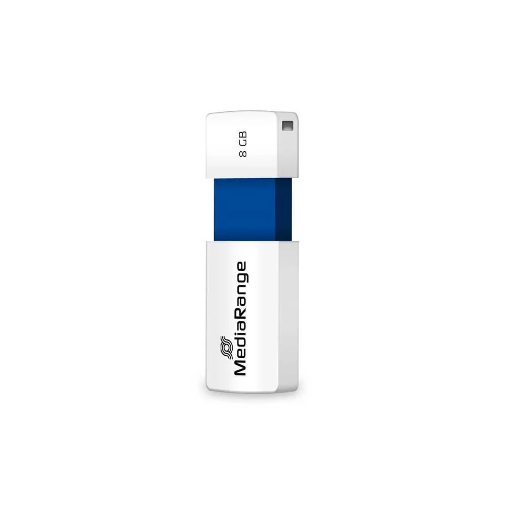Mediarange Usb-Stick  8gb Usb 2.0 Slider Blue