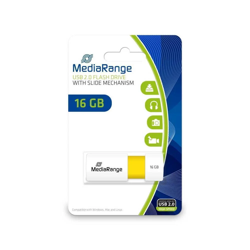 MEDIARANGE MR972 UNIDADE DE MEM&Oacute;RIA USB 16 GB USB.