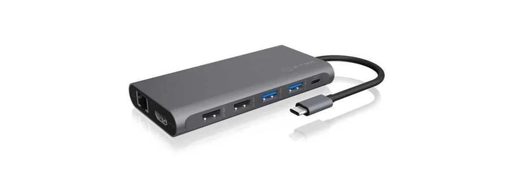 Dockingstation Notebook Icybox Usb-C -> 3x Videoaschnittstel