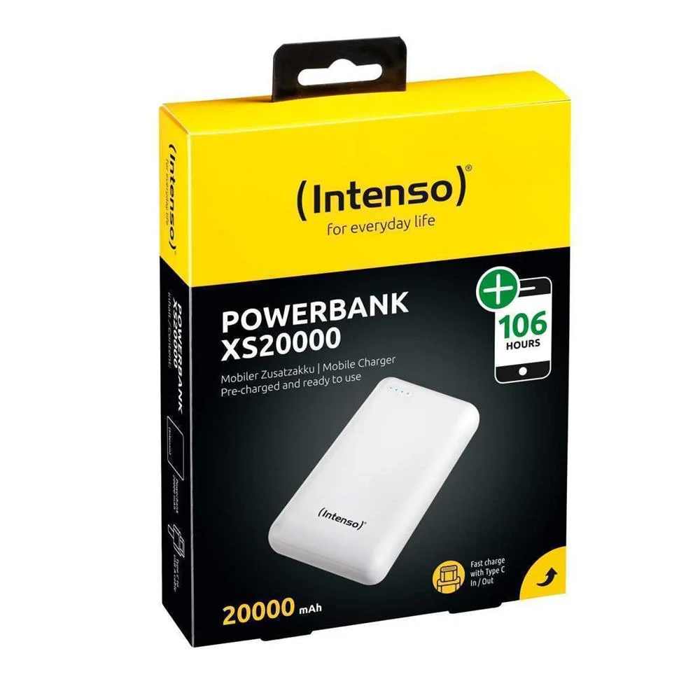 Intenso Xs20000 Powerbank Zusatzakku Lipo 20000 M.