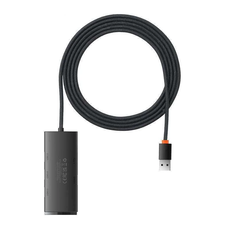 Hub 4em1 Baseus Lite Series Usb do 4x Usb 3.0 2m