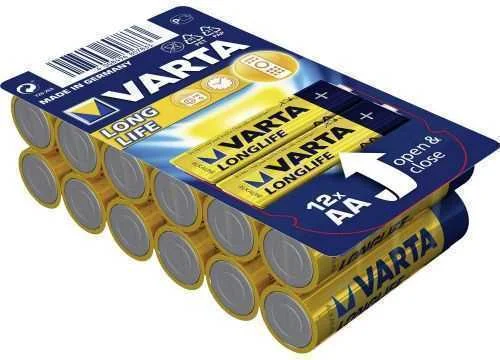 VARTA LONGLIFE AA LR6 BATERIA DESCART&Aacute;VEL ALCALINO