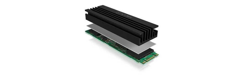 K&uuml;hlk&ouml;rper Icybox SSD M.2 Ib-M2hs-70 Black Retail