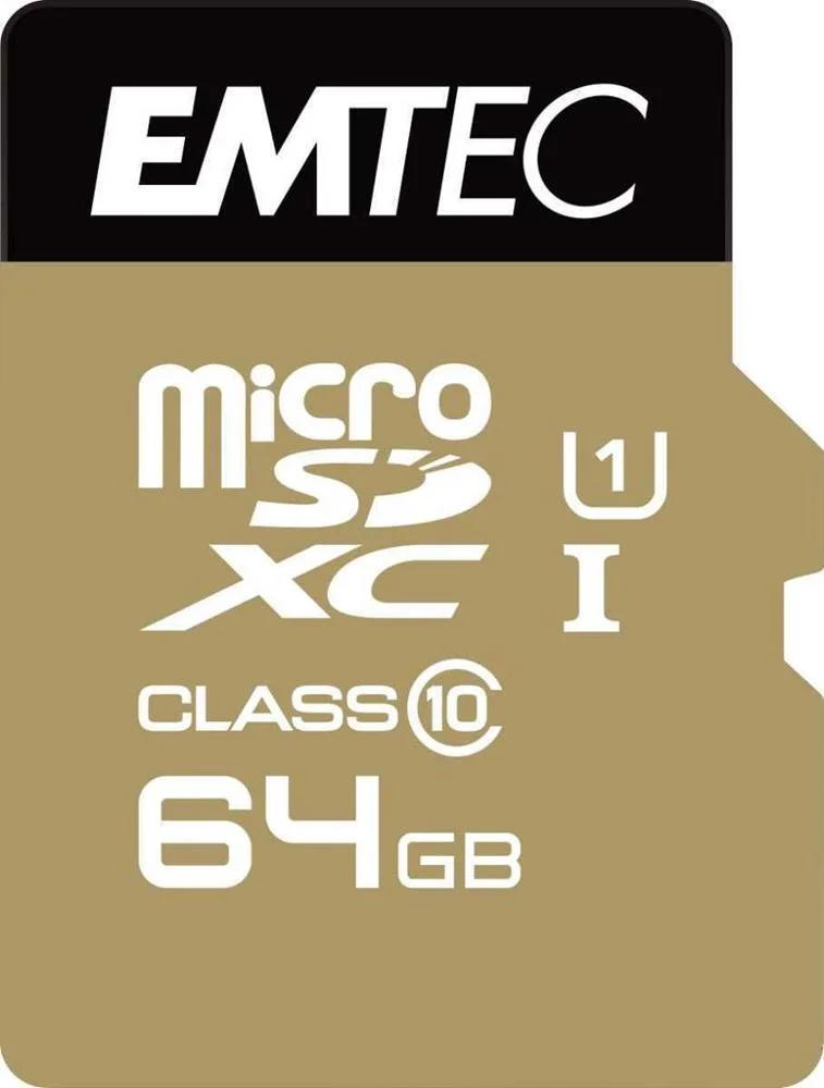EMTEC MICROSD CLASS10 GOLD+ 64GB MICROSDXC CLASSE.