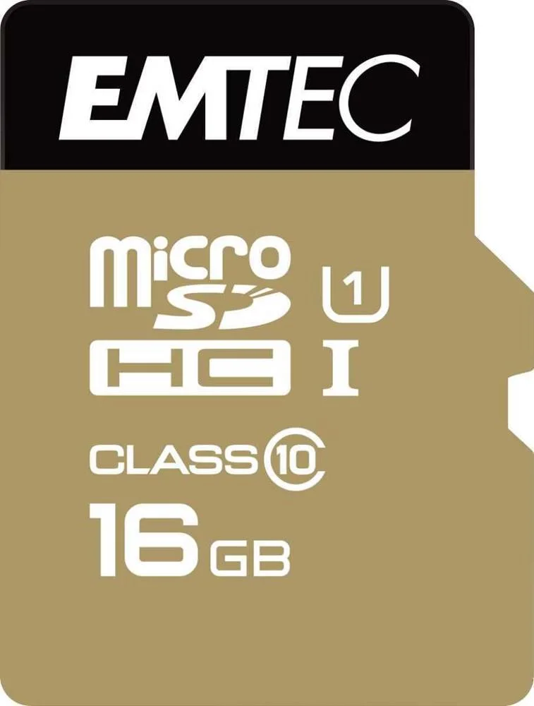Emtec Microsd Class10 Gold+ 16gb Microsdhc Classe.
