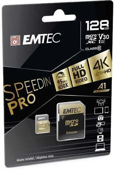 EMTEC SPEEDIN PRO 128 GB MICROSDXC UHS-I CLASSE 10