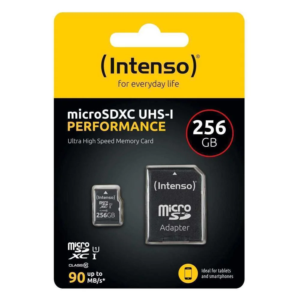 Intenso Microsd 256gb Uhs-I Perf Cl10| Performanc.