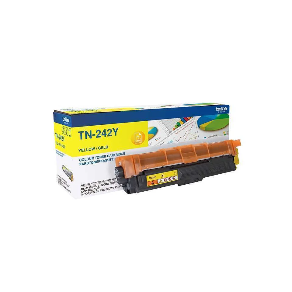 Brother Toner Tn-242y Yellow F?r Hl-3152cdw/-3172cdw