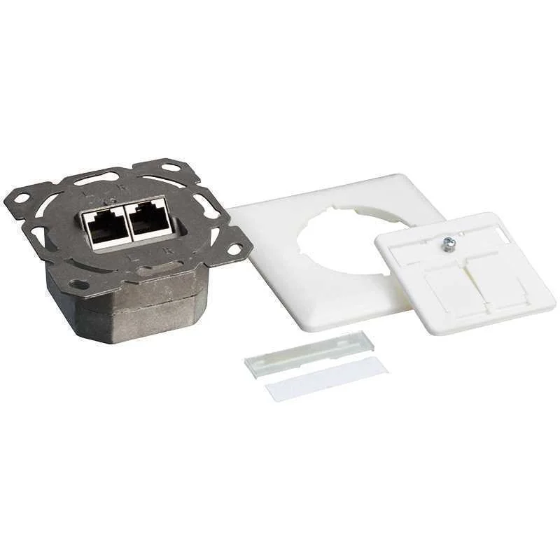 LOGILINK NP0123 TOMADA RJ-45 MET&Aacute;LICO, BRANCO