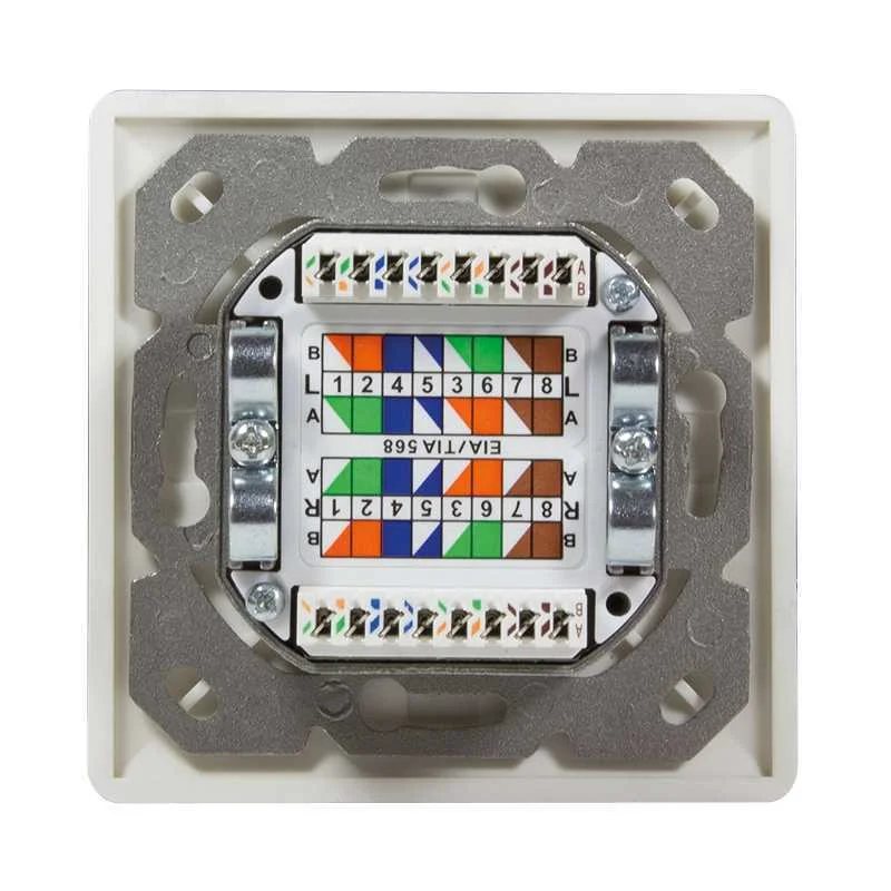 LOGILINK NP0123 TOMADA RJ-45 MET&Aacute;LICO, BRANCO