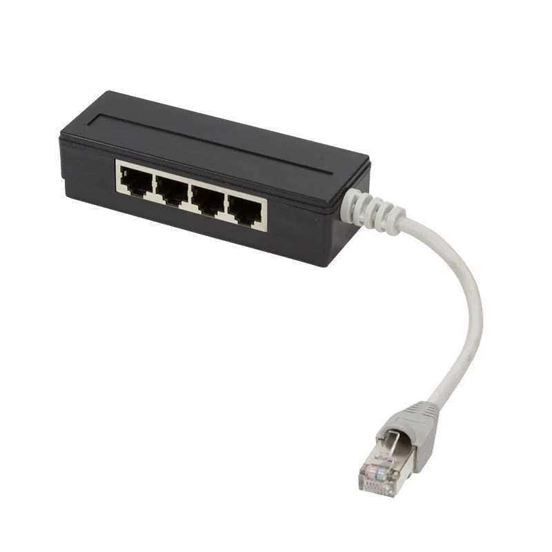 LOGILINK MP0032 MULTIPLICADOR DE REDE PRETO