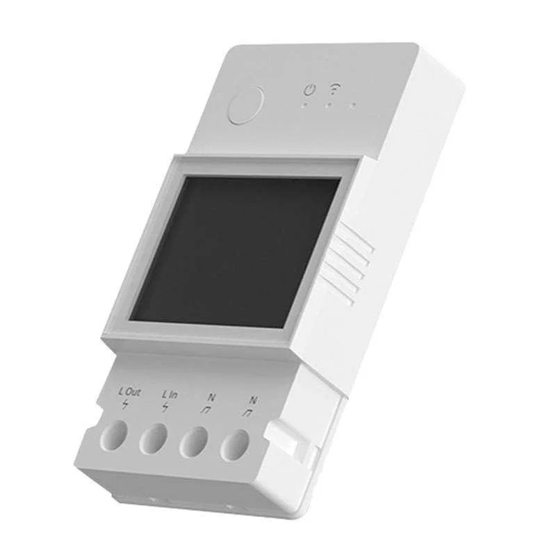 Interruptor Inteligente Wi-Fi C/ Medi&ccedil;&atilde;o de Energia e Display - 20a - Sonoff Pow Elite