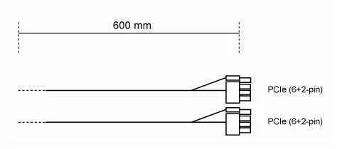 Be Quiet! Power Cable 2x Pcie 6+2-Pin                Cp-6620