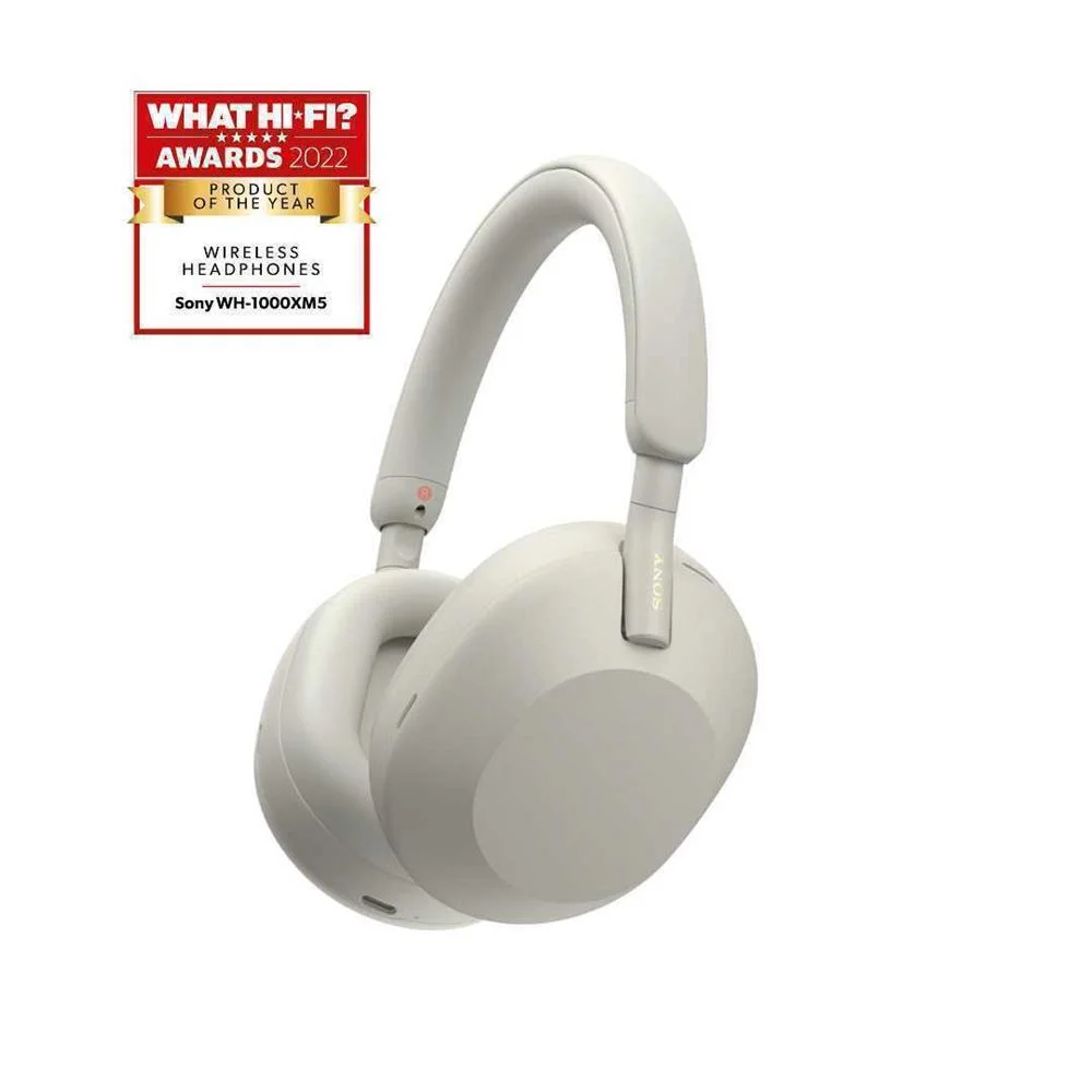 Sony Wireless Headphone With Noise Minimization Over-Ear Wh-1000xm5 Silver (Wh1000xm5s.Ce7)
