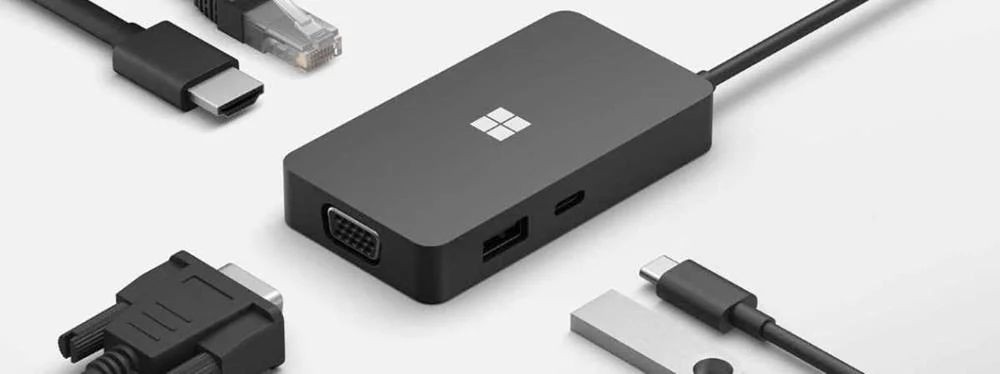 MICROSOFT 1E4-00002 HUB DE INTERFACE PRETO