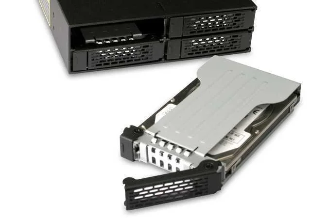 ICY DOCK MB991TRAY-B PAINEL BA&Iacute;A DE DISCO PRETO, .