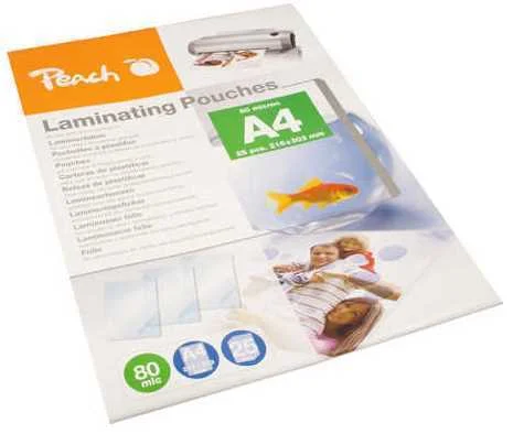 Peach 510419 Bolsa para Plastificar 25 Unidade(S)