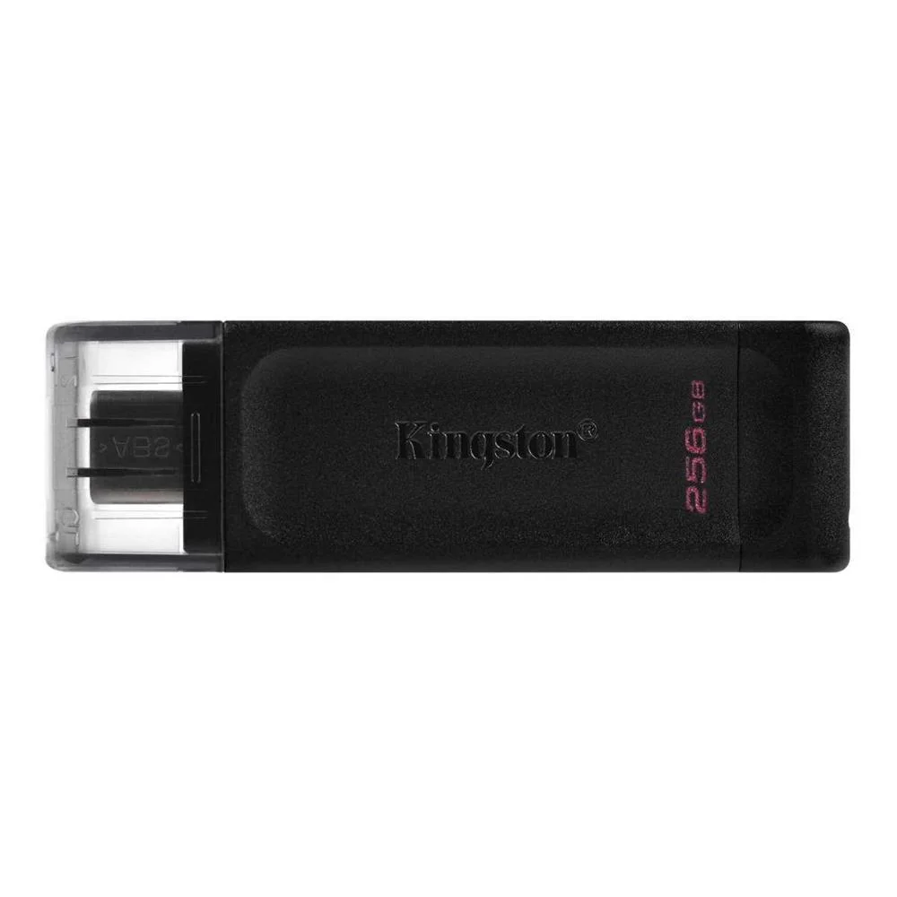 Pen Drive Datatraveler 70 256gb Usb-C 3.2 Gen 1 Preto - Kingston