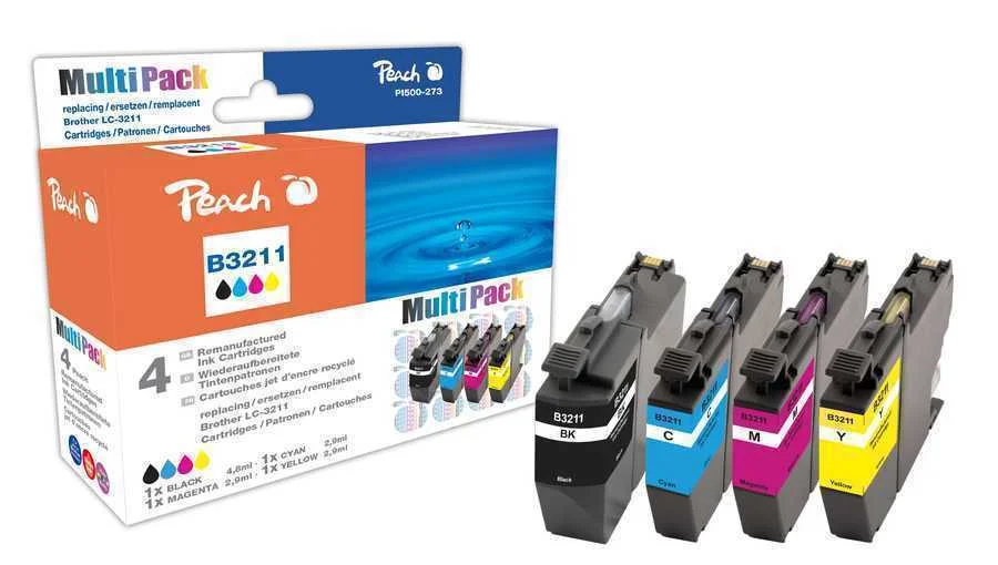 Peach Pi500-273 Tinteiro 4 Unidade(S) Compat&iacute;vel .