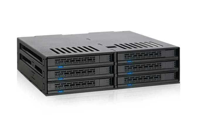 ICY DOCK MB326SP-B BA&Iacute;A DE DISCOS RACK (1U) PRETO