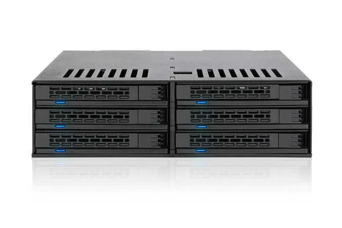 ICY DOCK MB326SP-B BA&Iacute;A DE DISCOS RACK (1U) PRETO