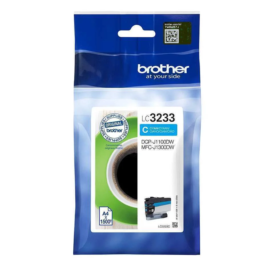 BROTHER LC-3233C TINTEIRO 1 UNIDADE(S) ORIGINAL R.