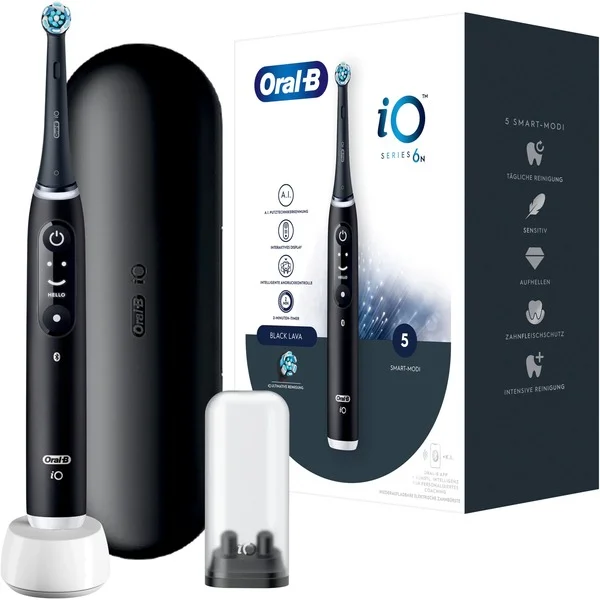 Oral-B Io 6+ Sensitive Electric Toothbrush Black (445111)