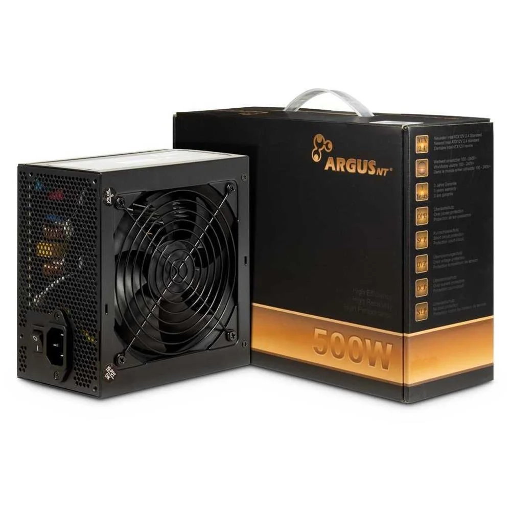 Inter-Tech Netzteil 500w Argus Bps-500 1x120mm L&uuml;fter Retail
