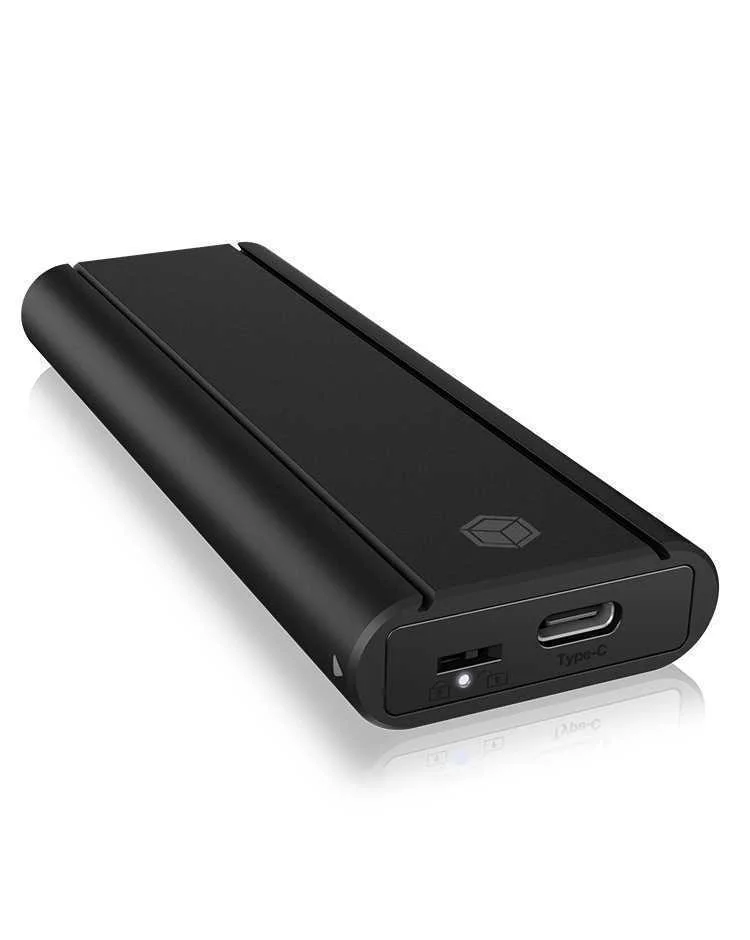 Externes Geh. Icybox Usb Type-C  Geh&auml;use F&uuml;r M.2 Nvme Ssd
